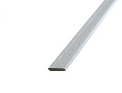 Aqua plakplint wit eiken 4x24mm/2,4m