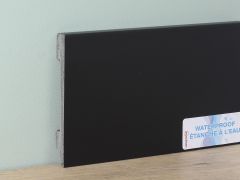 Waterproof skirting board straight black 15x120mm 2,4m