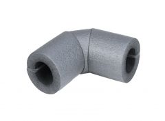 Bocht buisisolatie zelfklevend dikte 13mm Ø 28mm