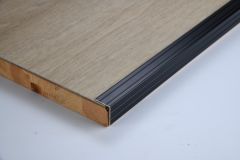 Parketprofiel hoek alu zwart 30x24,5mm 3m