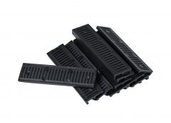 Glass spacers 4/8mm 10pcs (100x26x4/8mm black)
