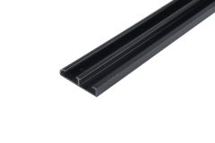 Rail & Roll guide profile matt black 200cm