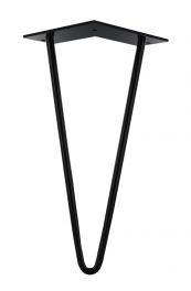 Meubelpoot Hairpin staal zwart 30cm
