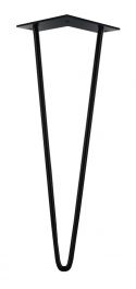 Meubelpoot Hairpin staal zwart 40cm