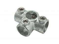 Accouplement Ø28mm en croix (4 tubes)