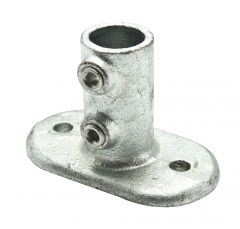 Accouplement Ø28mm plaque de base ovale