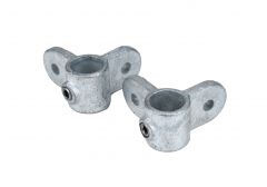 Accouplement Ø28mm montage sur plaque double 2pcs