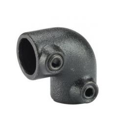 Pièce d'accouplement NOIR Ø42mm pièce d'angle 90gr.