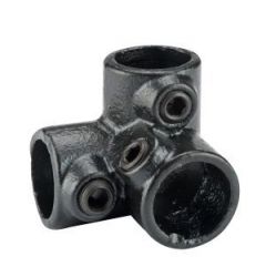 Pièce de raccord NOIRE Ø42mm angle (3 tubes)