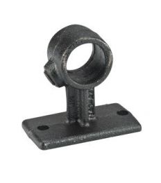 Connecteur NOIR Ø28mm pour montage mural