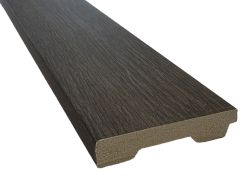 Plinthe étanche droite noire 12x60mm 2,4m
