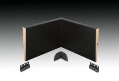 Plinthk ZWART Robuust binn 18x120mm