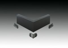 Plinthk ZWART Robuust buit 18x75mm