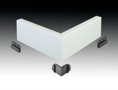Plinthoek Robuust buiten wit 18x75mm
