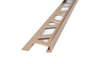 Tegelprofiel recht metaal koper 10mm/2,7m