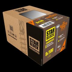 Starblock tellerkopschroef TX 8x100mm 50st