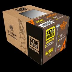Starblock tellerkopschroef TX 8x140mm 50st
