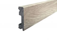plastic skirting board straight CW701 15x50mm
