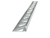 Tegelstrip recht geborsteld RVS 12,5mm/2,7m