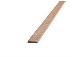 Plastic plinth natural oak 4x24mm/2,4m