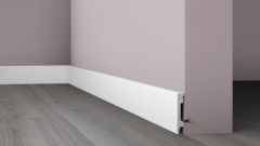 Watervaste plint RAL9016 15x80mm 2m